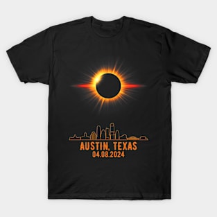 Total Solar Eclipse 04.08.2024 Austin Texas T-Shirt